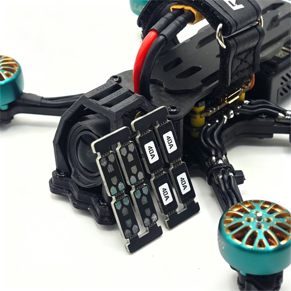 Drone Motor - (A60I) FPV-Motorverlängerungsplatine mit Silikonkabel 40A 65A,