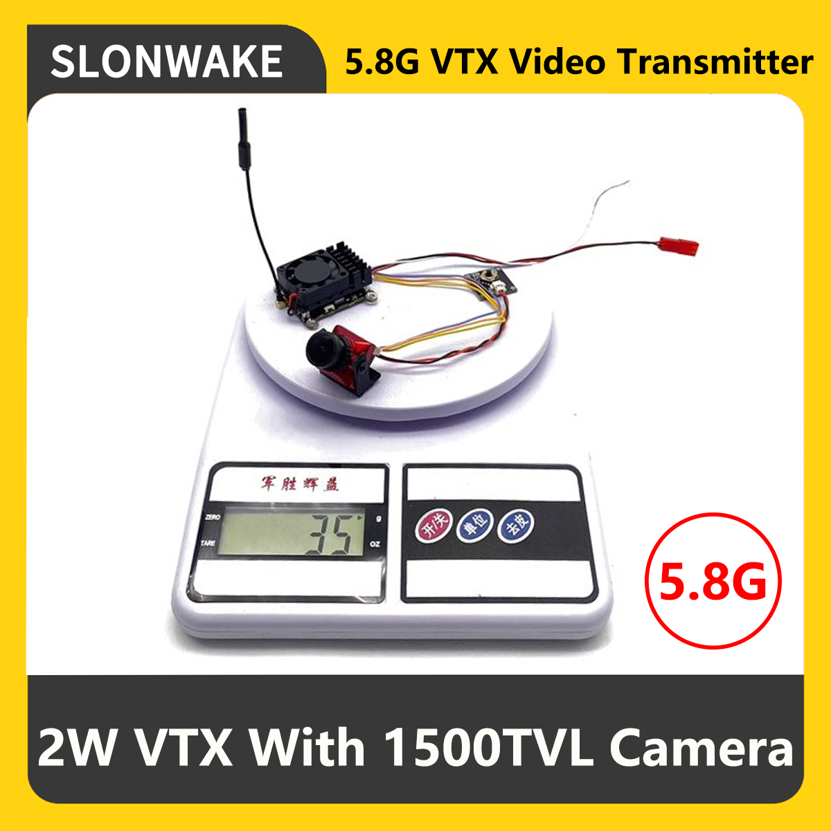 Drone Frame - SLONWAKE 5.8G 2000mW FPV VTX Sender